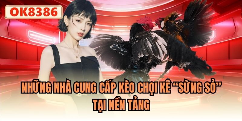 Những nhà cung cấp kèo chọi kê “sừng sỏ” tại nền tảng